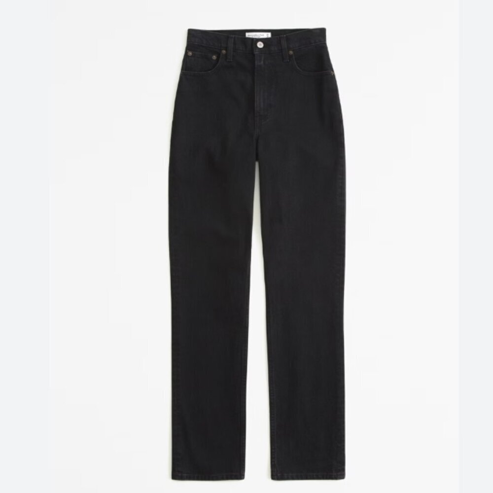 Abercrombie the 90s straight ultra high rise 31 12